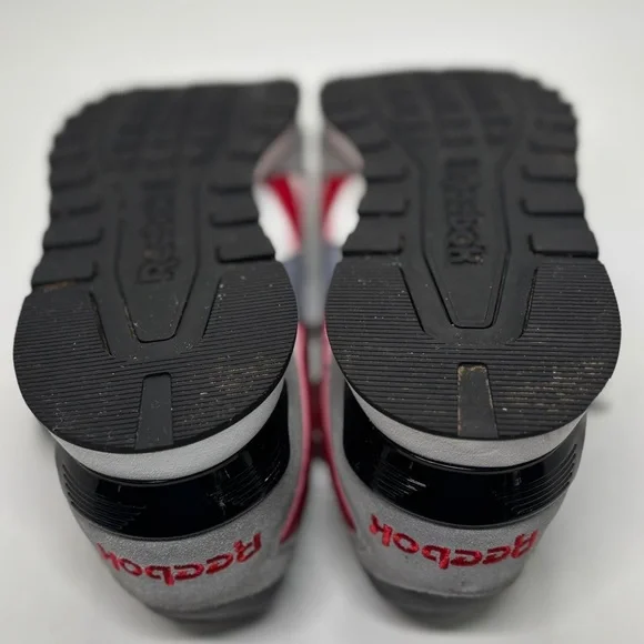 Reebok Classic Leather Gray Red Sneakers Men’s 9 - Picture 9 of 11